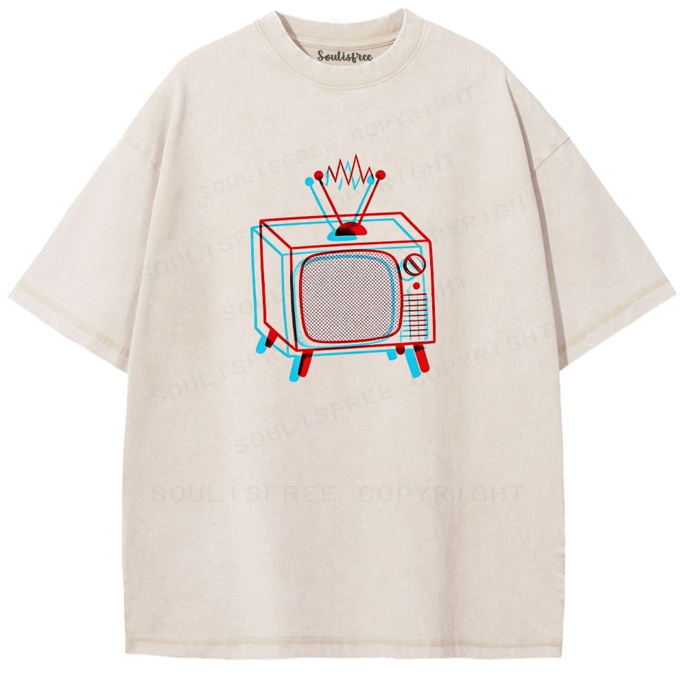 Designed Soulisfree Wander into Dream Spores Artistic Washed Tee | Soulisfree