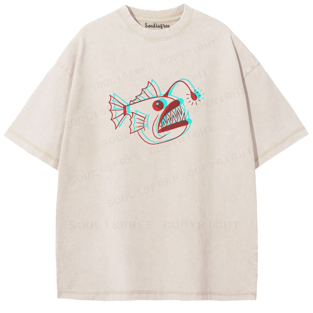 Soulisfree Deep Sea Lure Illusion Washed Tee