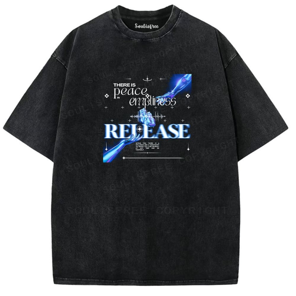 Designed Soulisfree Wander into Dream Spores Artistic Washed Tee | Soulisfree