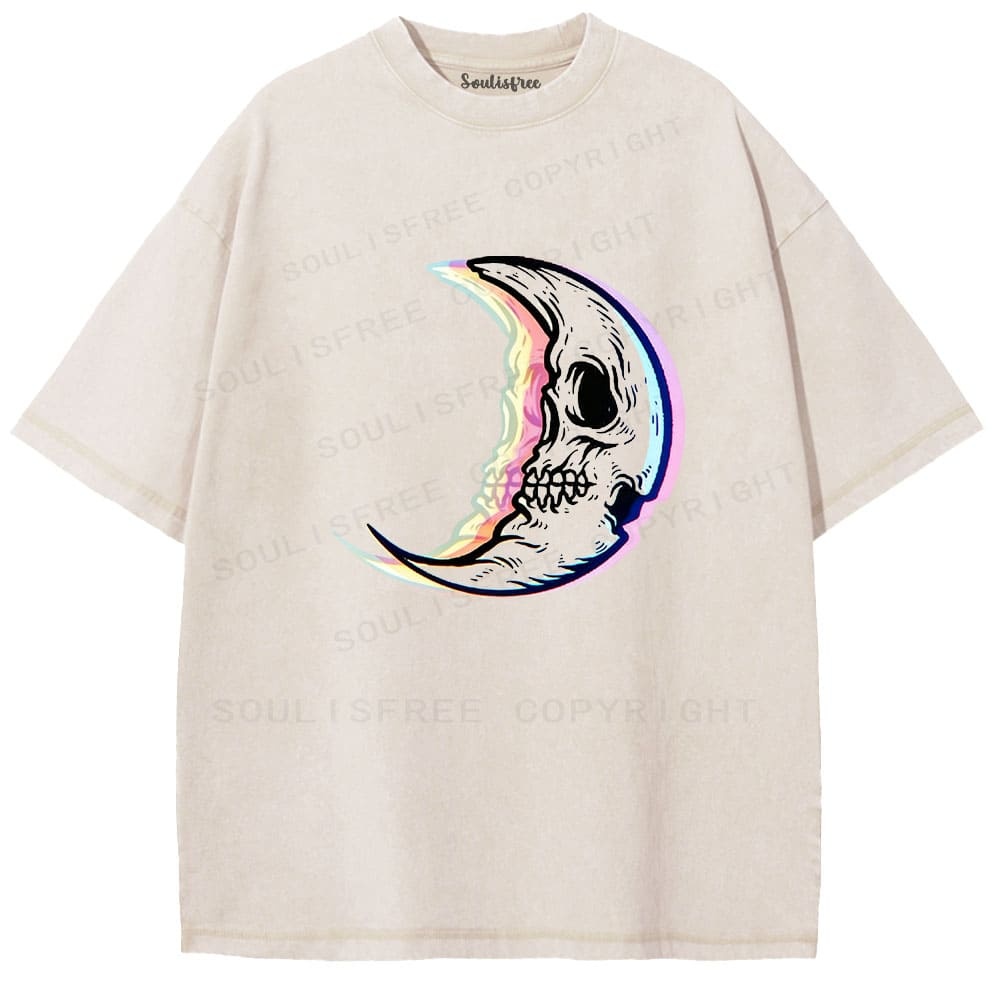 Designed Soulisfree Wander into Dream Spores Artistic Washed Tee | Soulisfree