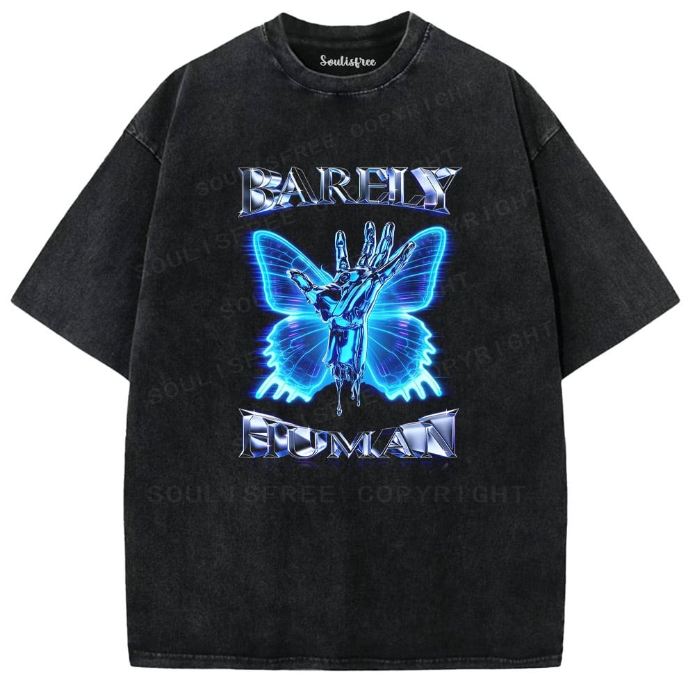 Designed Soulisfree Wander into Dream Spores Artistic Washed Tee | Soulisfree