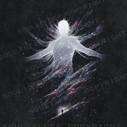Soulisfree Cosmic Figure Stellar Burst Washed Tee