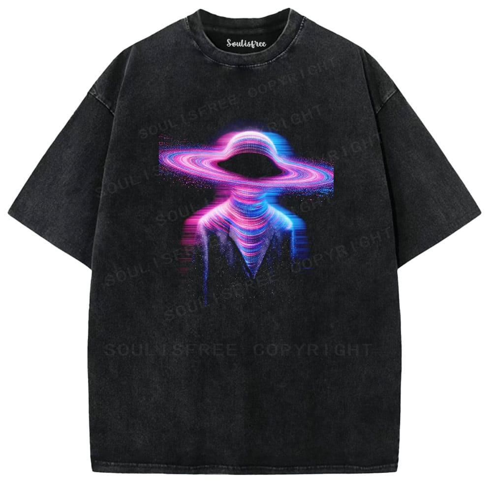 Designed Soulisfree Wander into Dream Spores Artistic Washed Tee | Soulisfree