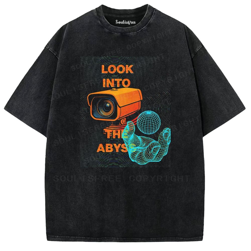 Designed Soulisfree Wander into Dream Spores Artistic Washed Tee | Soulisfree