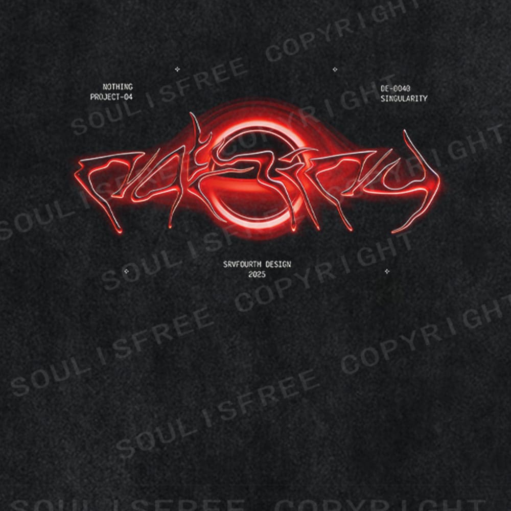 Soulisfree Plasma Flux Neon Core Illusion Washed Tee