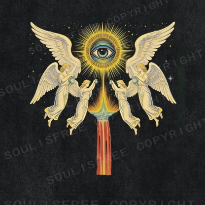 Soulisfree Celestial Gaze Sacred Geometry Washed Tee