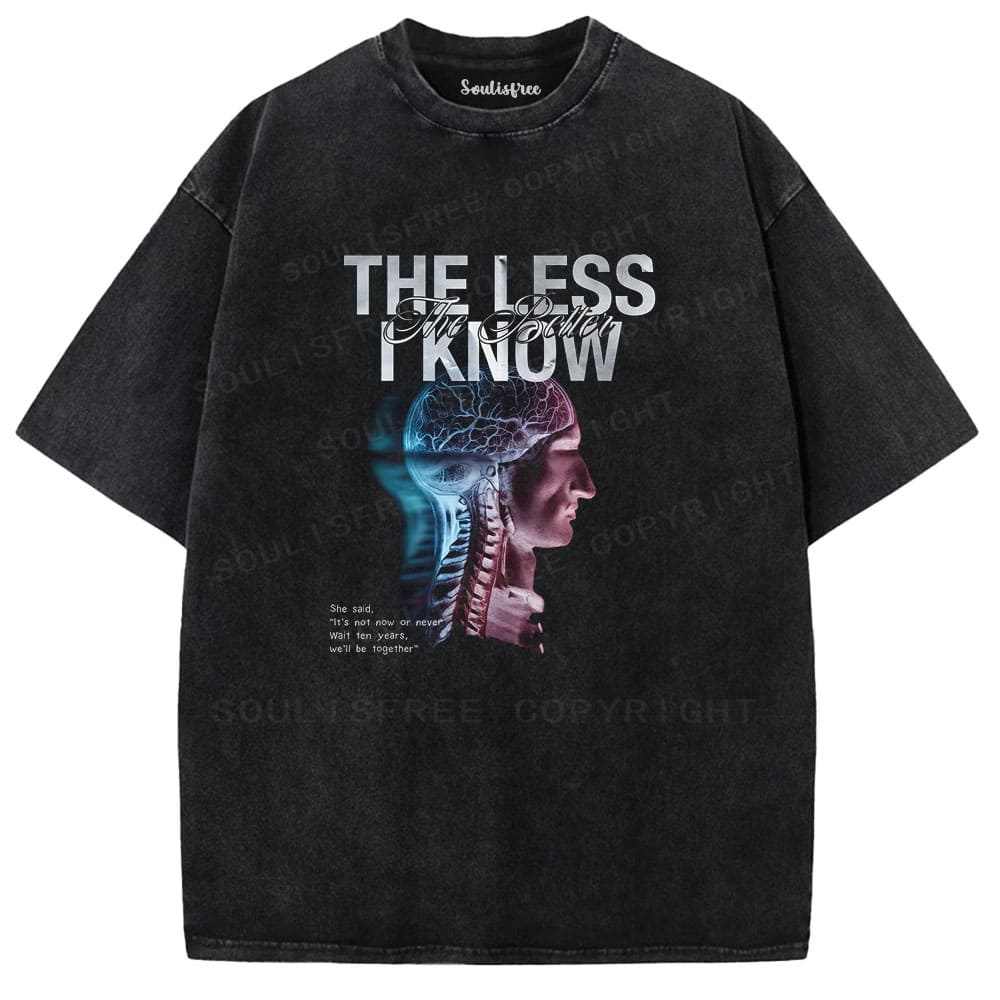 Designed Soulisfree Wander into Dream Spores Artistic Washed Tee | Soulisfree