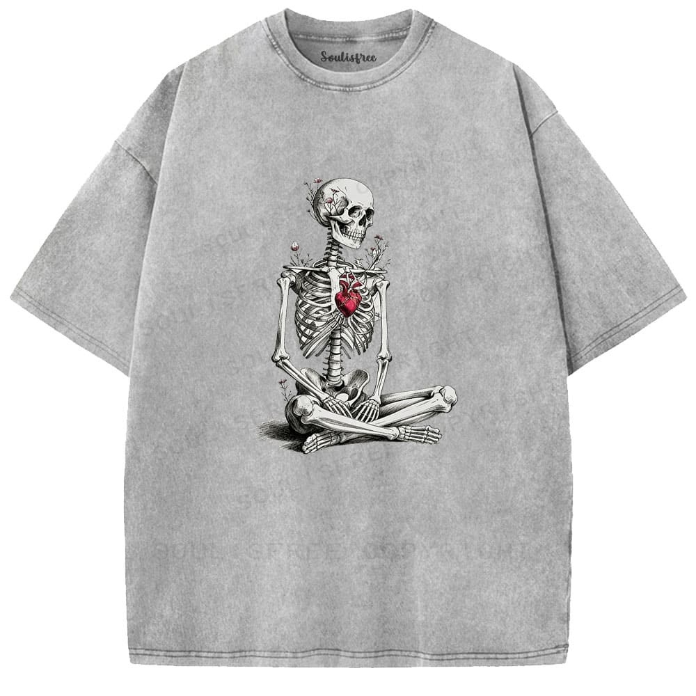 Soulisfree Memento Mori Vital Core Washed Tee