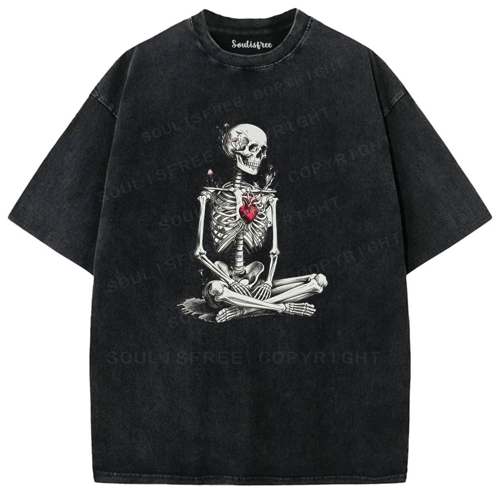Soulisfree Memento Mori Vital Core Washed Tee