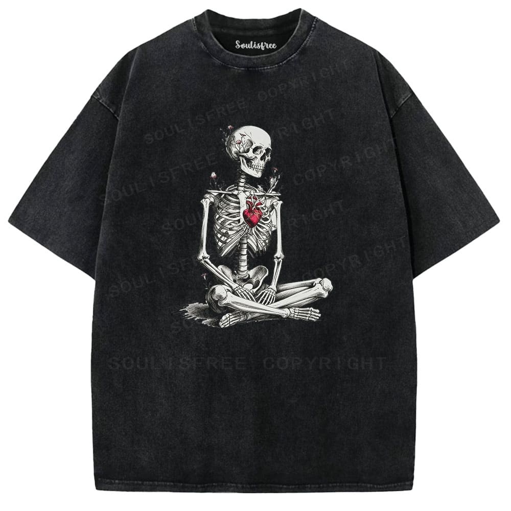 Soulisfree Memento Mori Vital Core Washed Tee