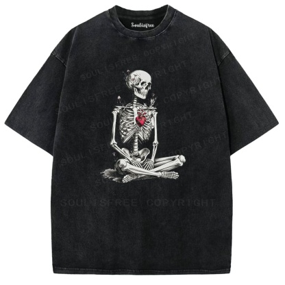 Soulisfree Memento Mori Vital Core Washed Tee