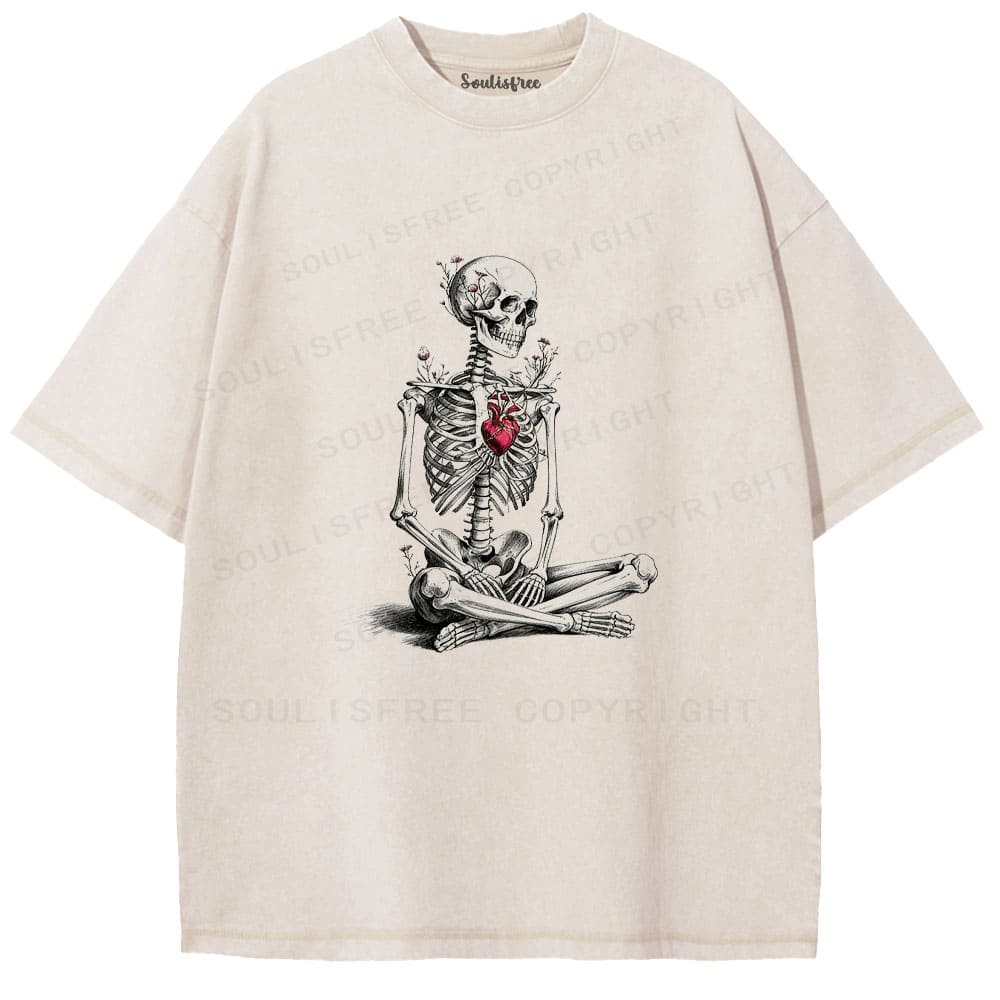 Soulisfree Memento Mori Vital Core Washed Tee