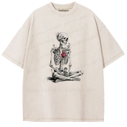 Soulisfree Memento Mori Vital Core Washed Tee