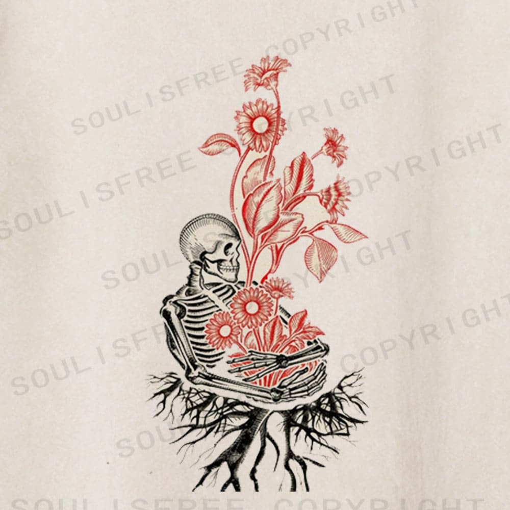 Soulisfree Bloom From Bone Rooted Renewal Washed Tee