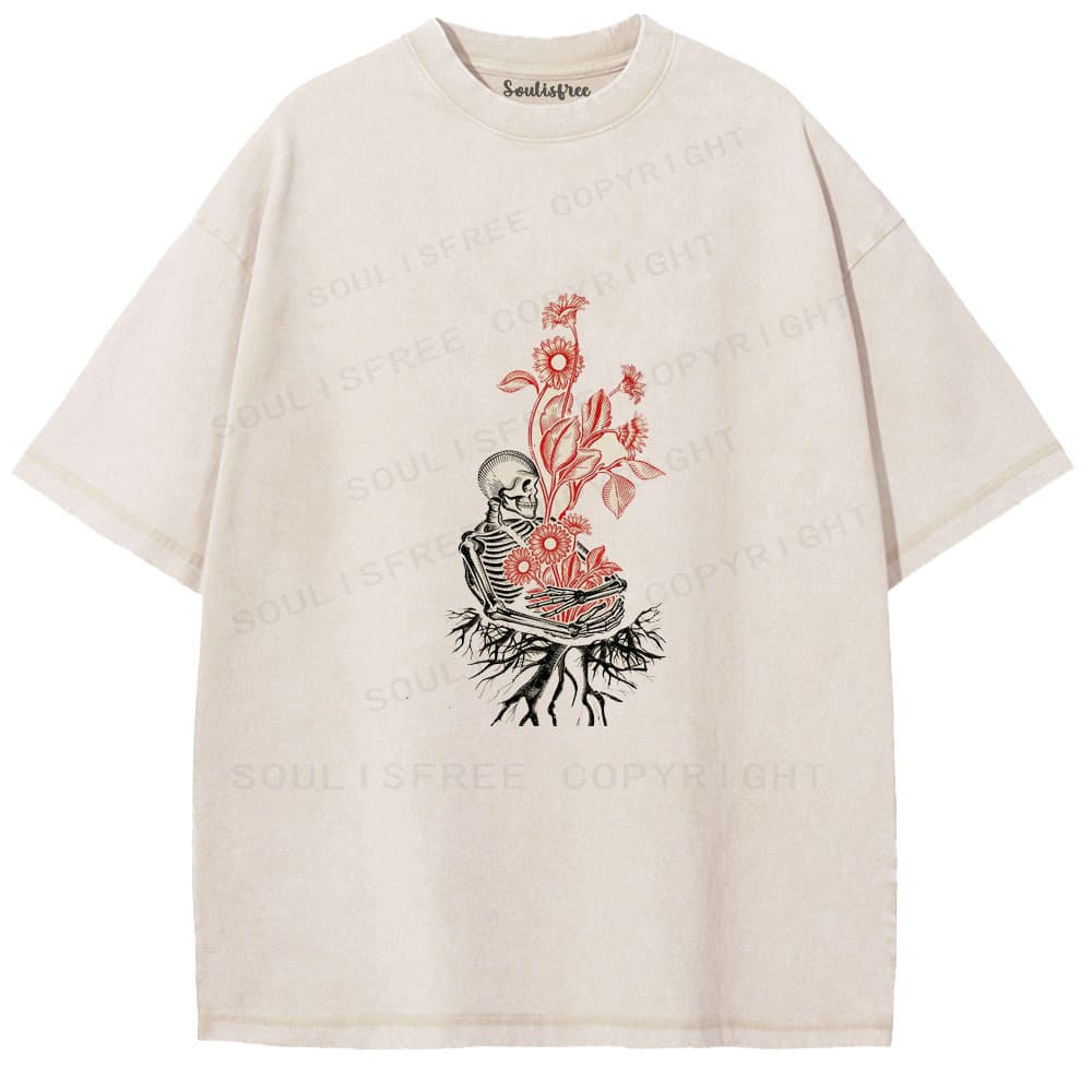 Soulisfree Bloom From Bone Rooted Renewal Washed Tee