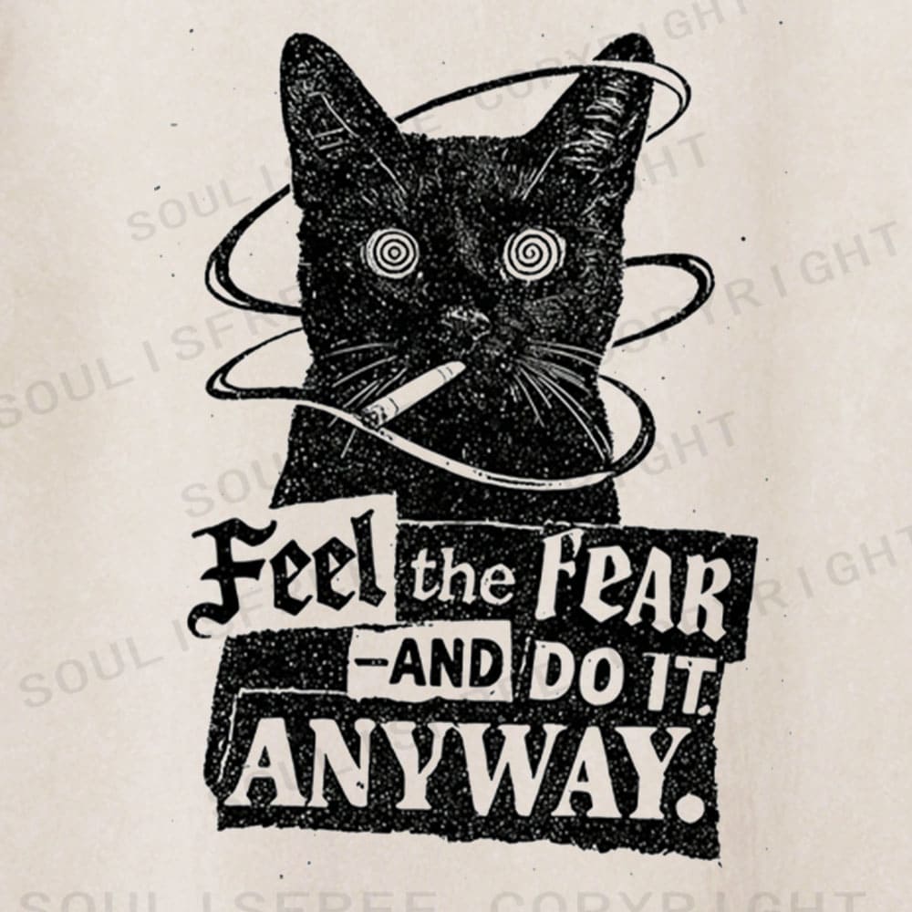 Soulisfree Defiant Whisker Existential Smoke Washed Tee