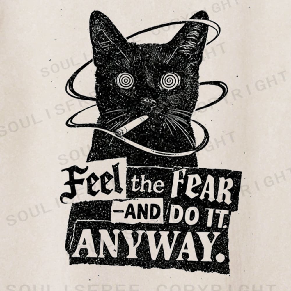 Soulisfree Defiant Whisker Existential Smoke Washed Tee