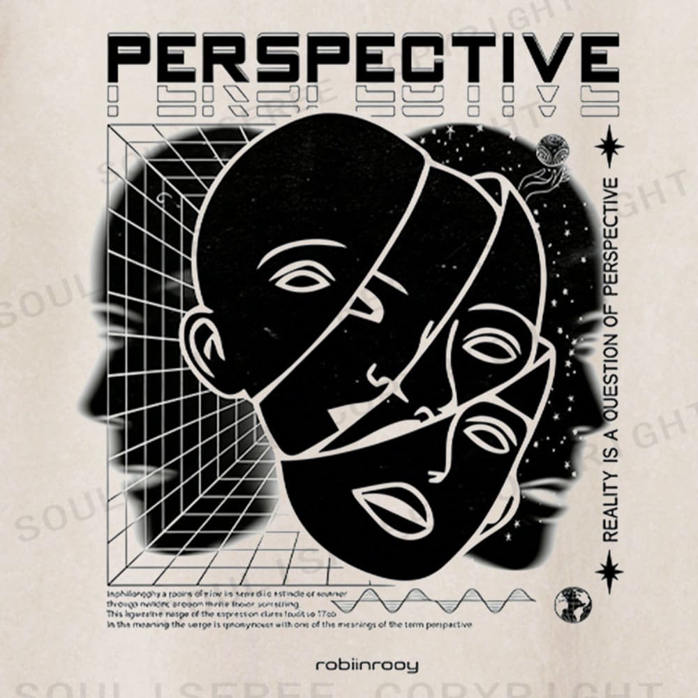 Soulisfree Fractured Gaze Cognitive Lattice Washed Tee