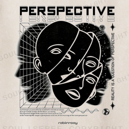 Soulisfree Fractured Gaze Cognitive Lattice Washed Tee