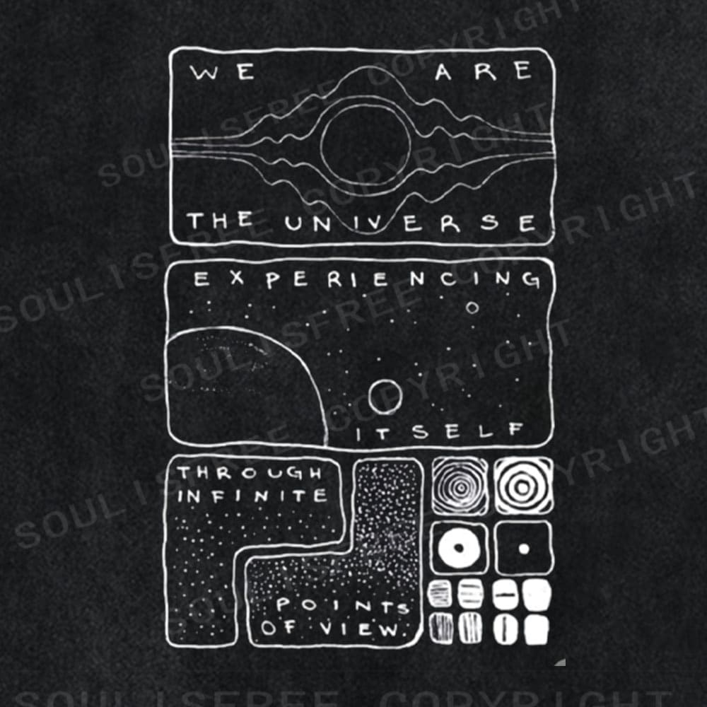 Soulisfree Cosmic Mirror Infinite Lens Washed Tee
