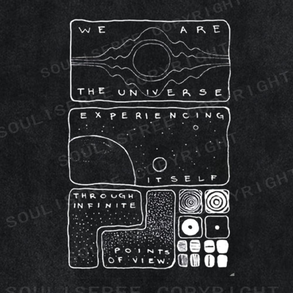 Soulisfree Cosmic Mirror Infinite Lens Washed Tee