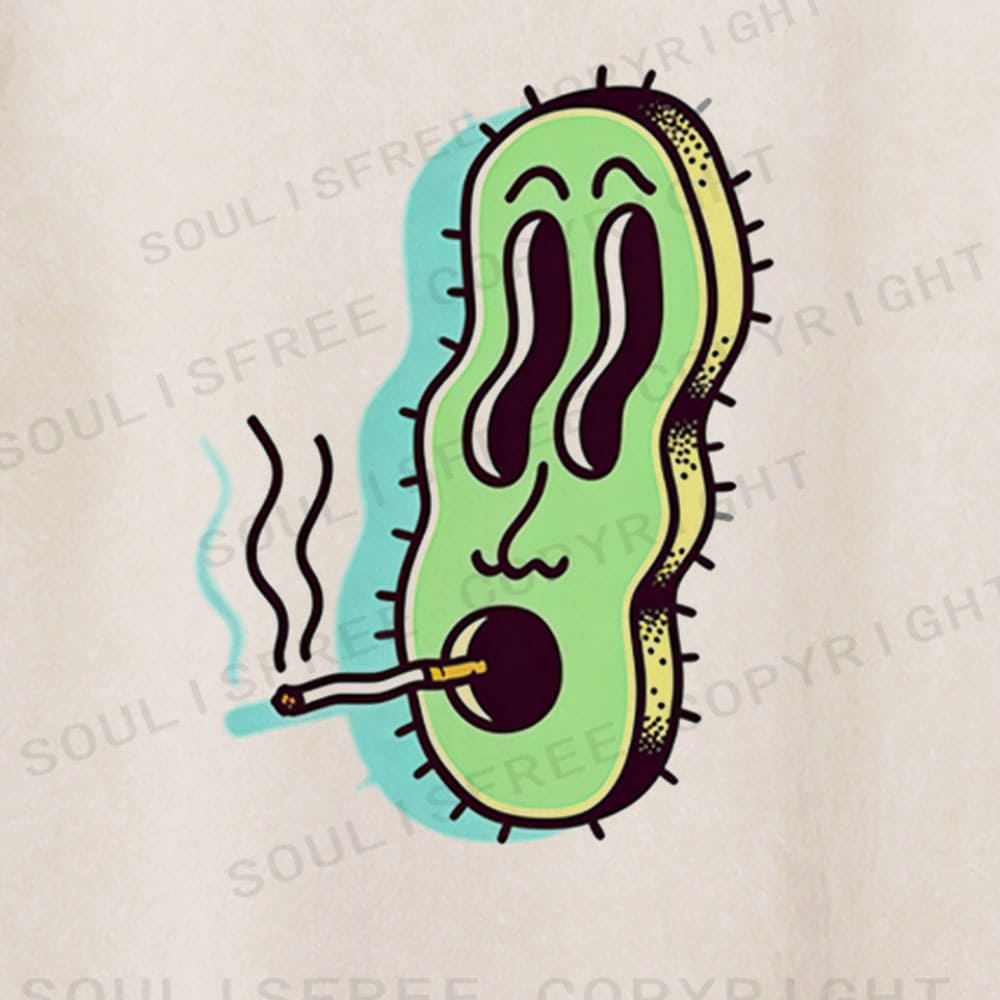 Soulisfree Chill Pod Smoke Curl Washed Tee