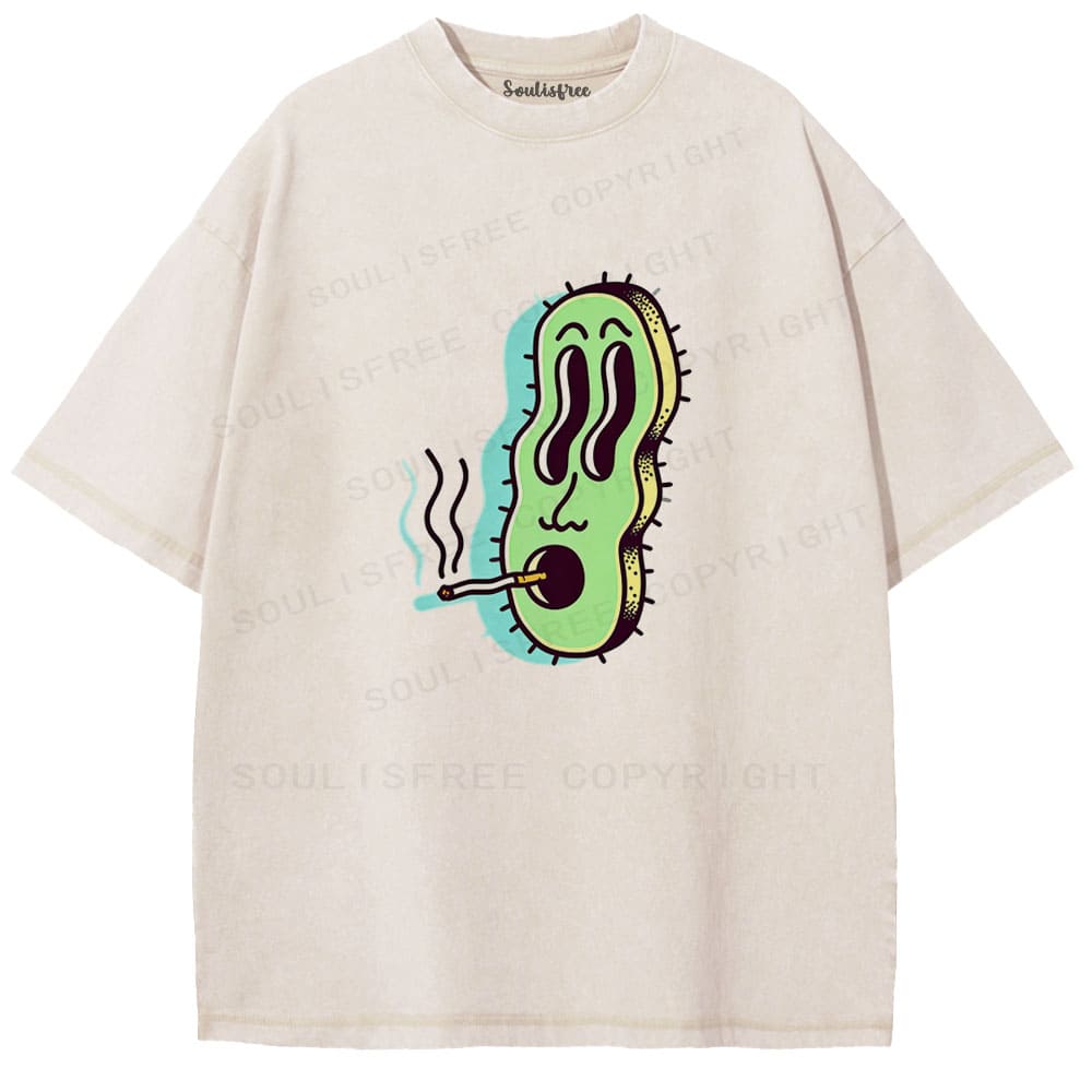 Soulisfree Chill Pod Smoke Curl Washed Tee