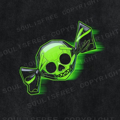 Soulisfree Neon Confection Toxic Sweetness Illusion Washed Tee