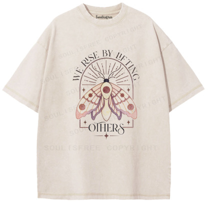 Soulisfree Empathic Wings Collective Ascent Washed Tee