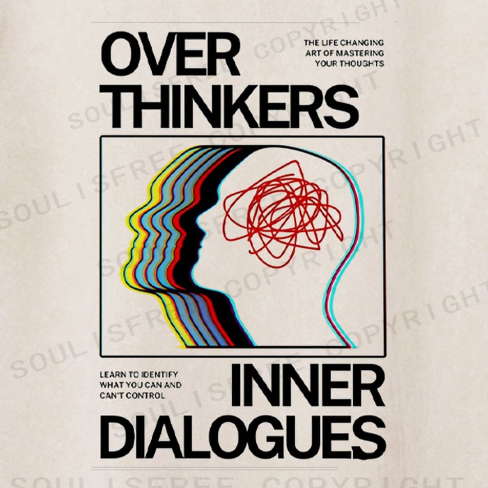 Soulisfree Cognitive Flux Echo Neural Loop Aesthetic Washed Tee