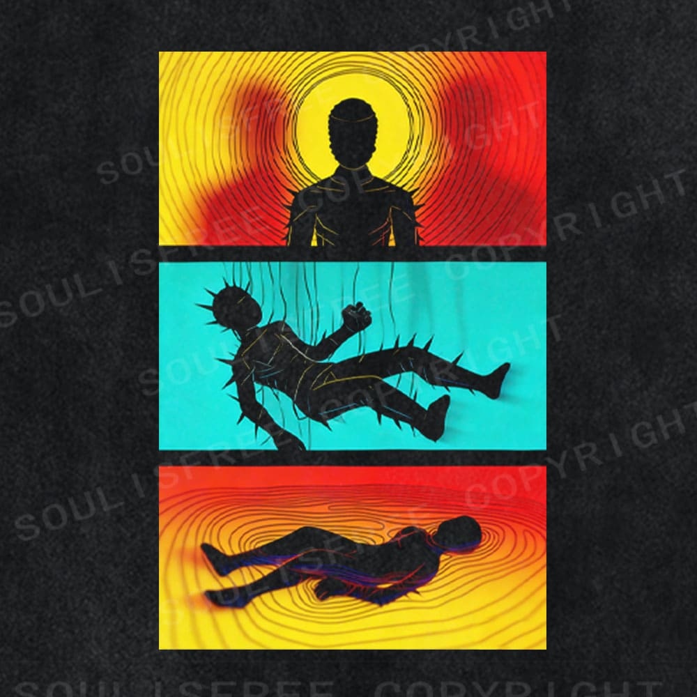 Soulisfree Ethereal Frame Quantum Suspension Washed Tee