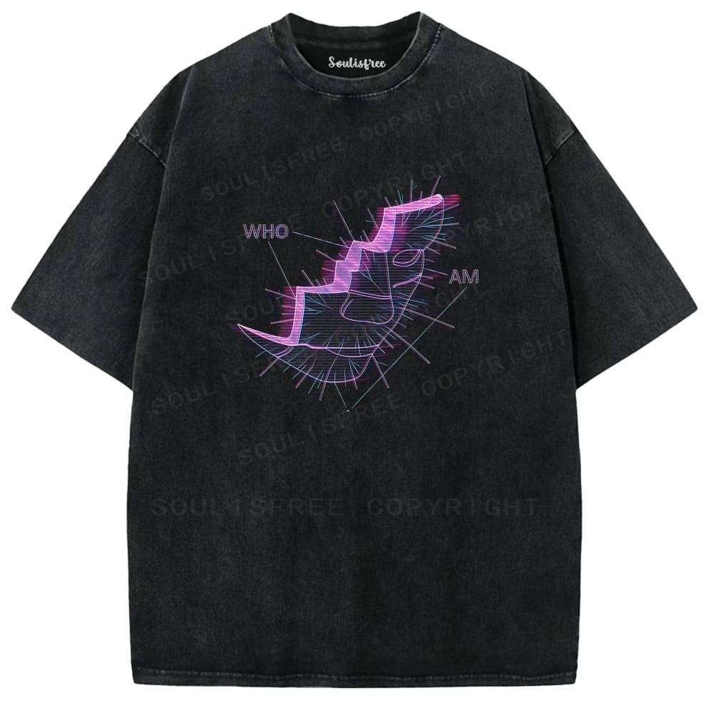 Designed Soulisfree Wander into Dream Spores Artistic Washed Tee | Soulisfree