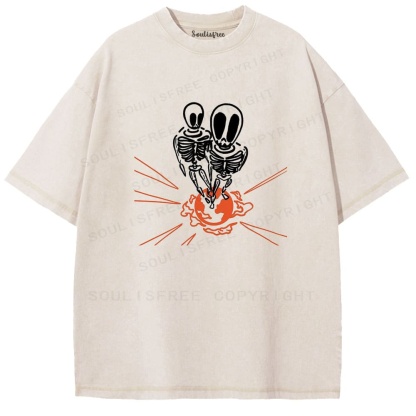 Soulisfree Cosmic Finale Flux Planetary Embrace Washed Tee