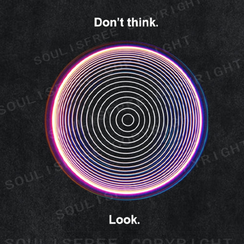 Soulisfree Ethereal Frame Quantum Suspension Illusion Washed Tee