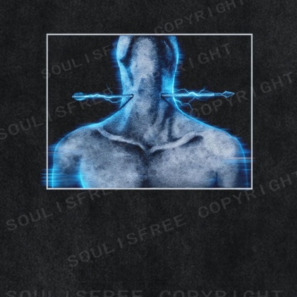 Soulisfree Bio-Electric Surge Consciousness Penetration Illusion Washed Tee