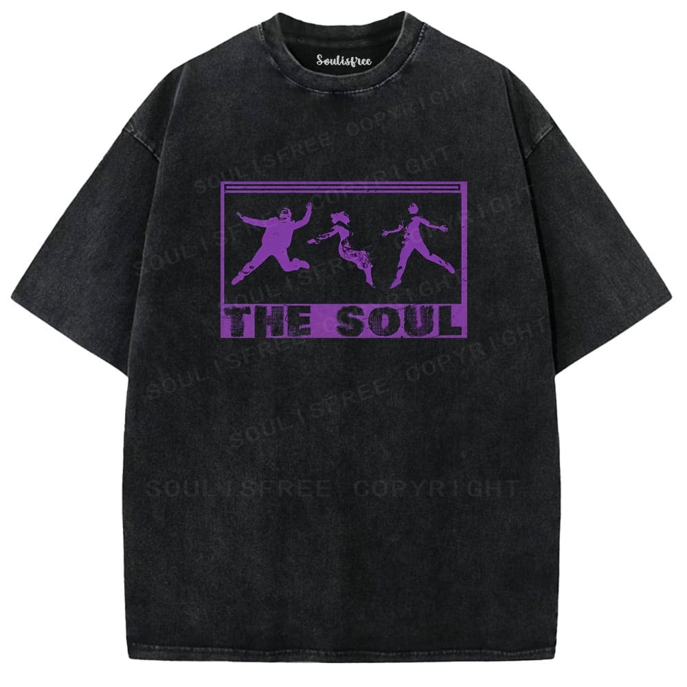 Designed Soulisfree Wander into Dream Spores Artistic Washed Tee | Soulisfree