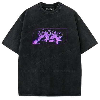 Soulisfree Neon Morphic Flux Digital Soul Washed Tee