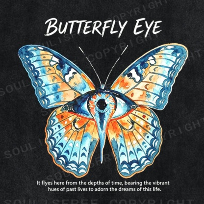 Soulisfree Butterfly Eye Mystic Vision Washed Tee
