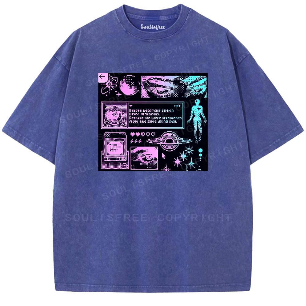 Soulisfree  Cosmic Origin Statement Washed Tee