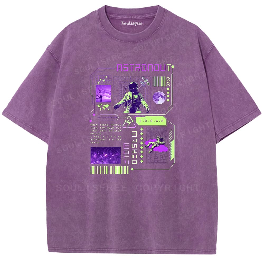 Soulistree Astronaut in the Ocean Washed Tee