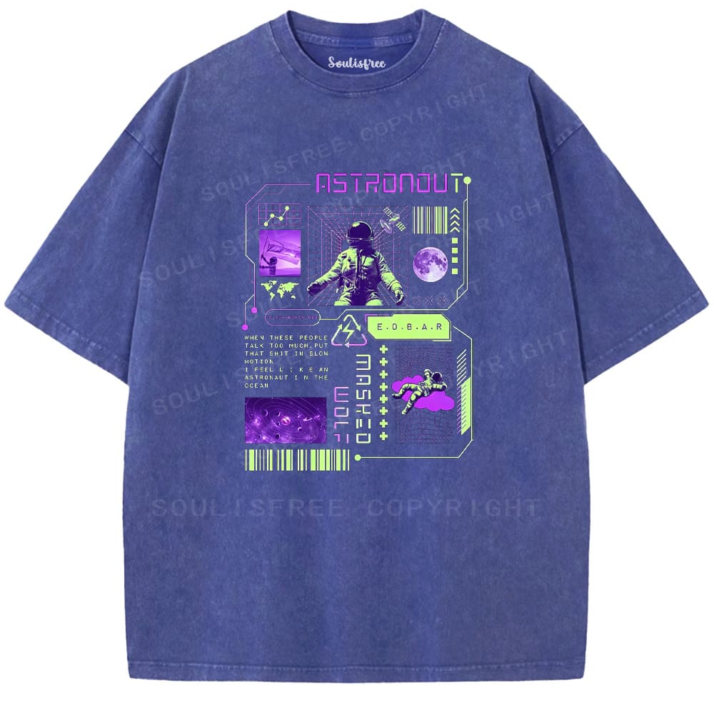 Soulistree Astronaut in the Ocean Washed Tee