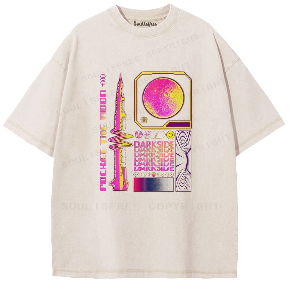 Soulistree Dark Side of the Moon Tribute Washed Tee