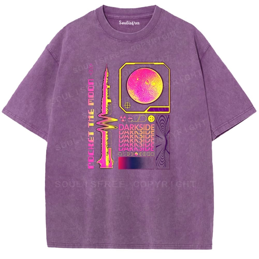 Soulistree Dark Side of the Moon Tribute Washed Tee
