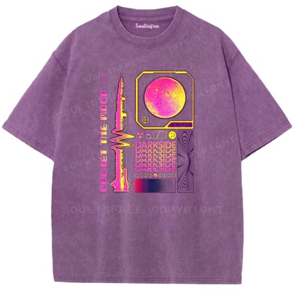 Soulistree Dark Side of the Moon Tribute Washed Tee