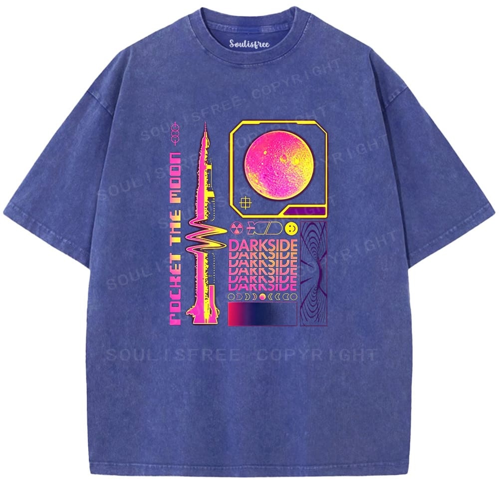 Soulistree Dark Side of the Moon Tribute Washed Tee