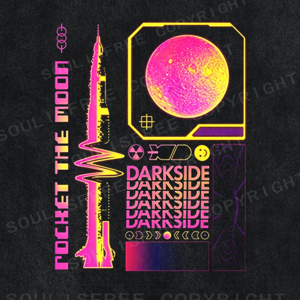 Soulistree Dark Side of the Moon Tribute Washed Tee