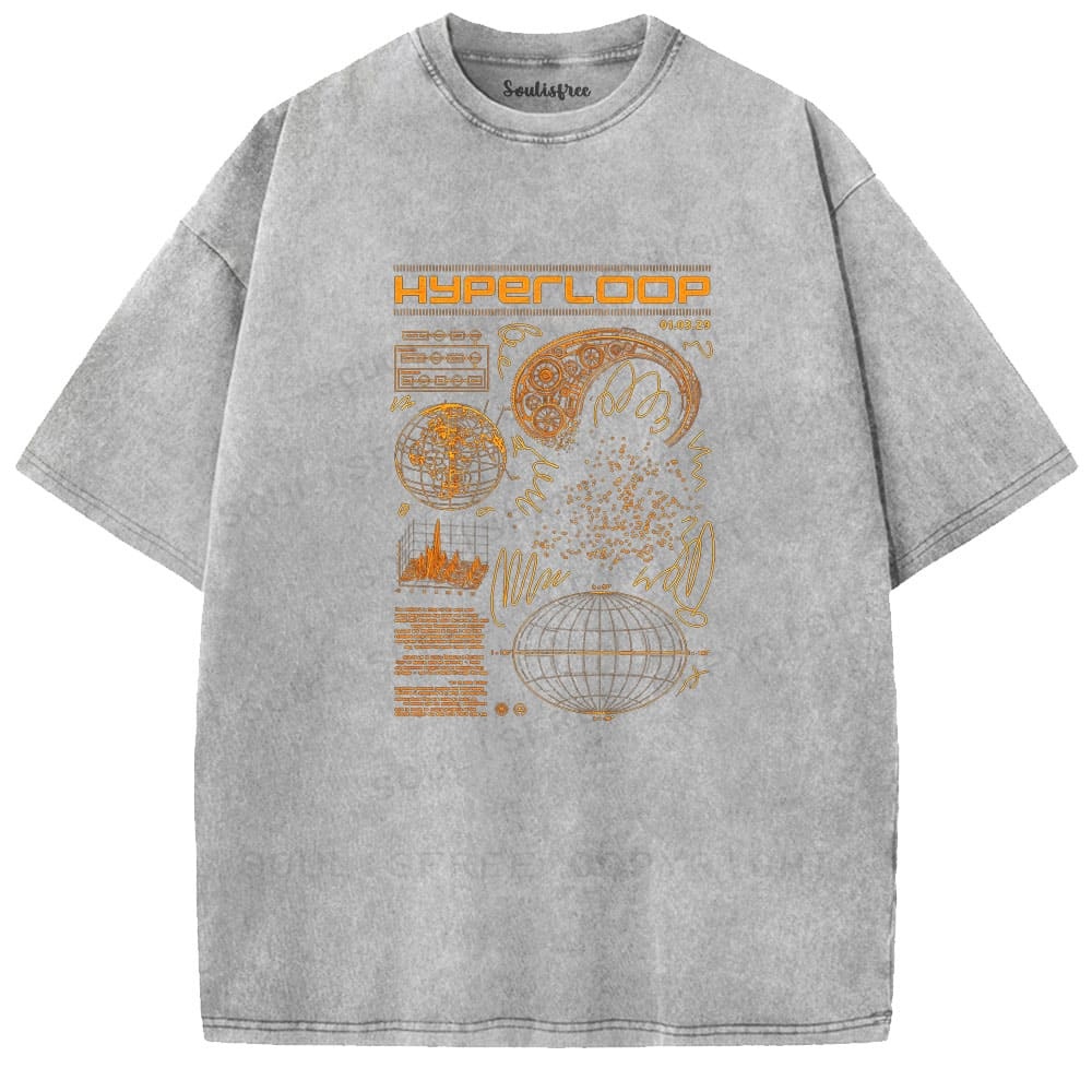 Designed Soulisfree  Washed Tee（水洗T模板） | Soulisfree