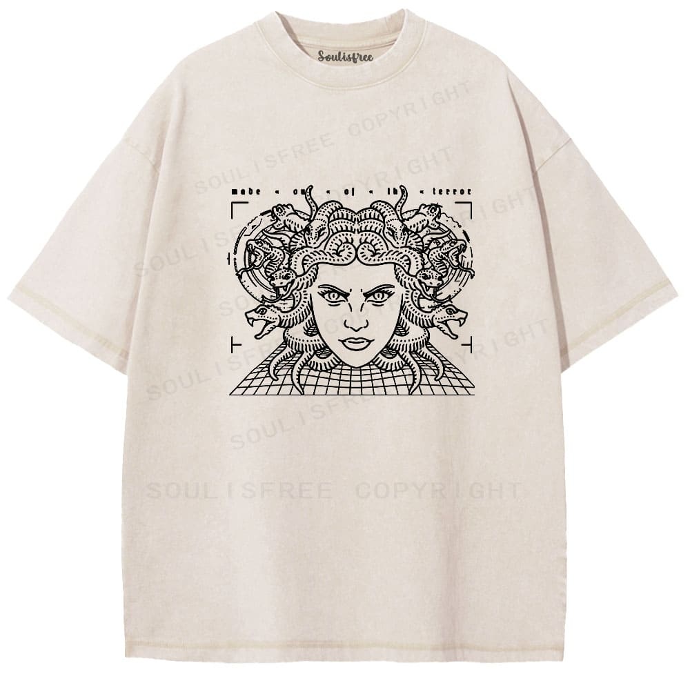 Soulistree The Gaze of the Serpent Washed Tee
