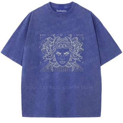 Soulistree The Gaze of the Serpent Washed Tee
