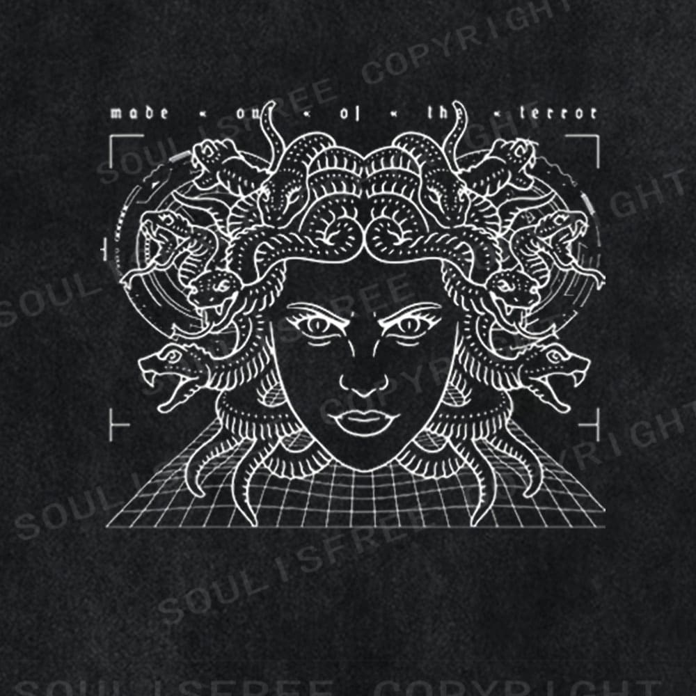 Soulistree The Gaze of the Serpent Washed Tee